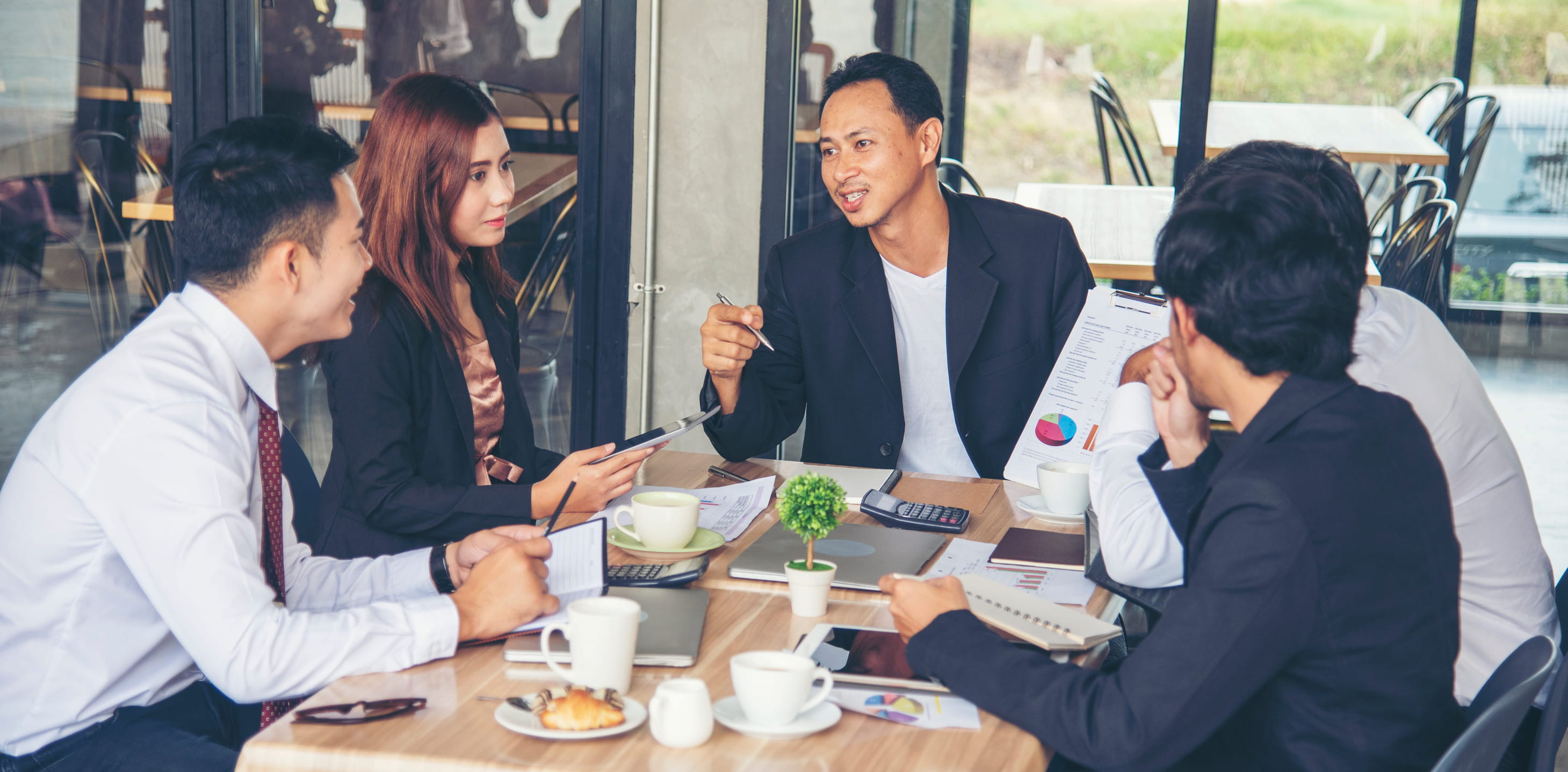 Business partner team meeting