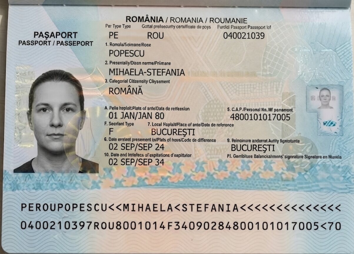 Romanian Passport